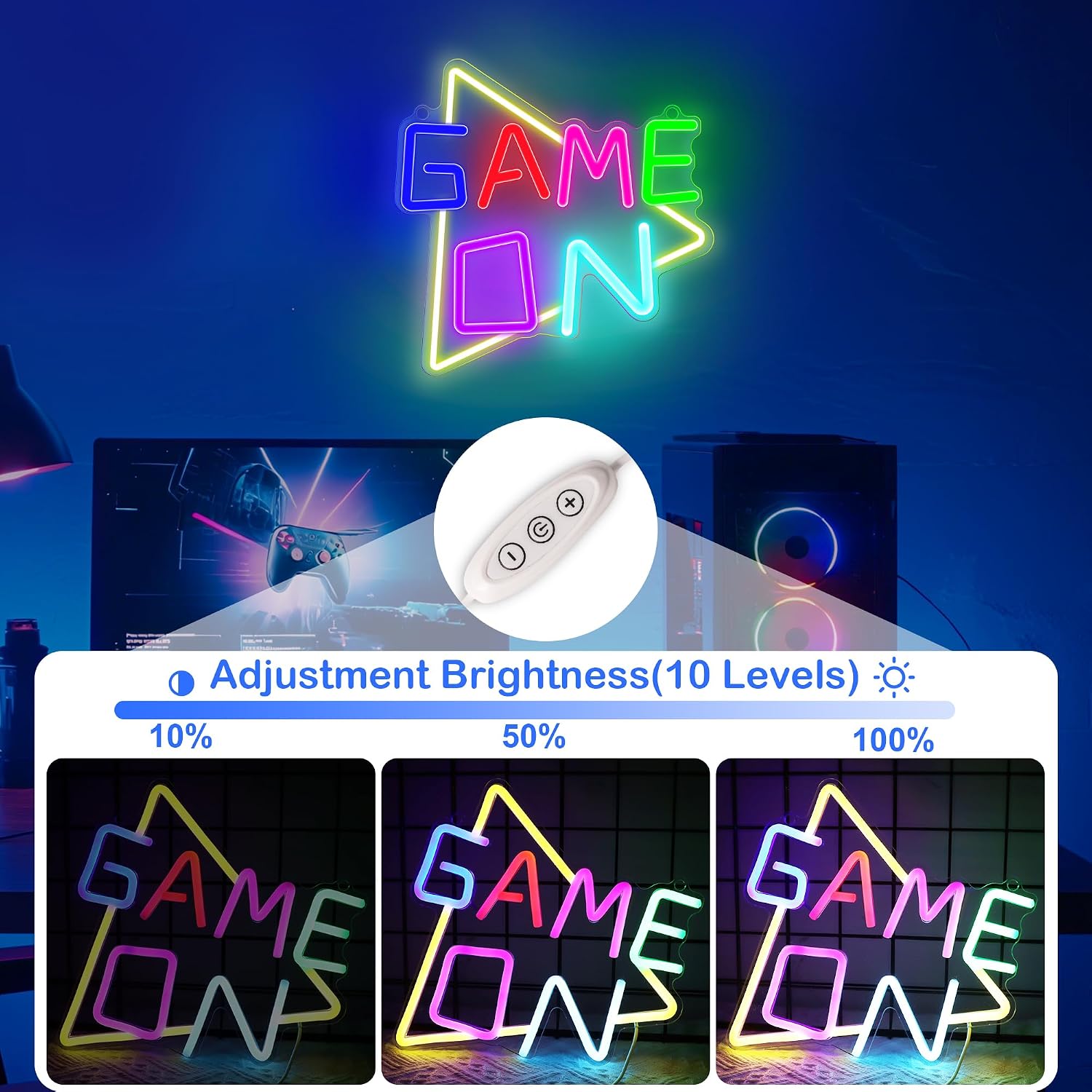 Game On Neon Sign photo 3