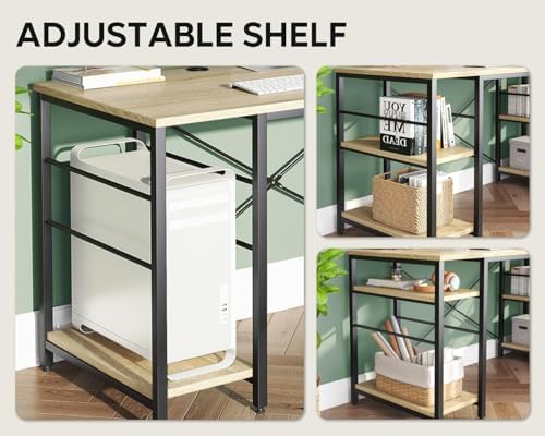 L-Shaped Desk with Shelves 151cm photo 4