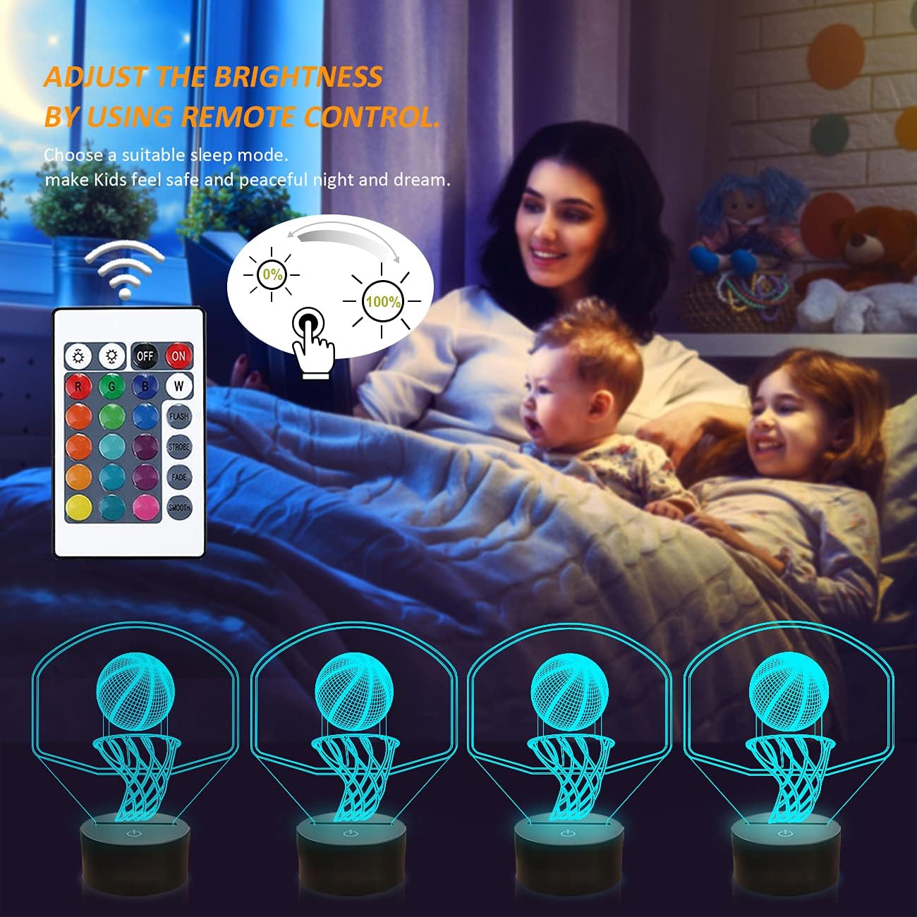 Basketball 3D Night Light photo 4
