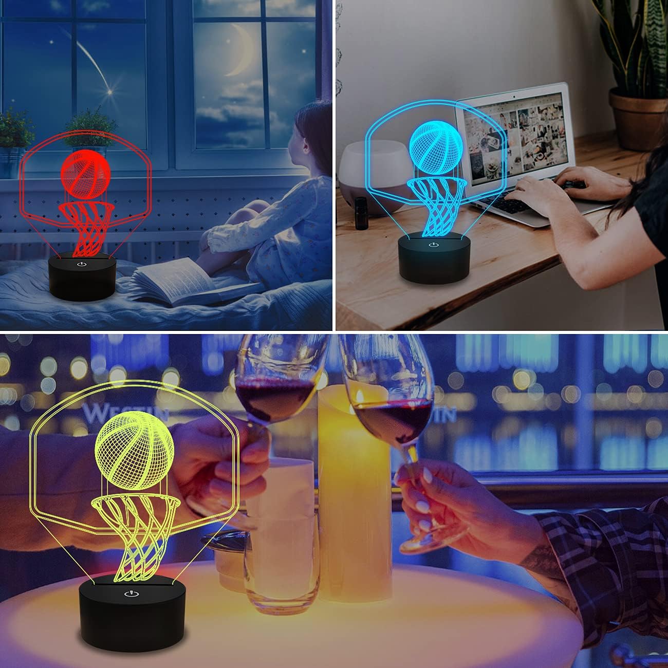 Basketball 3D Night Light photo 5