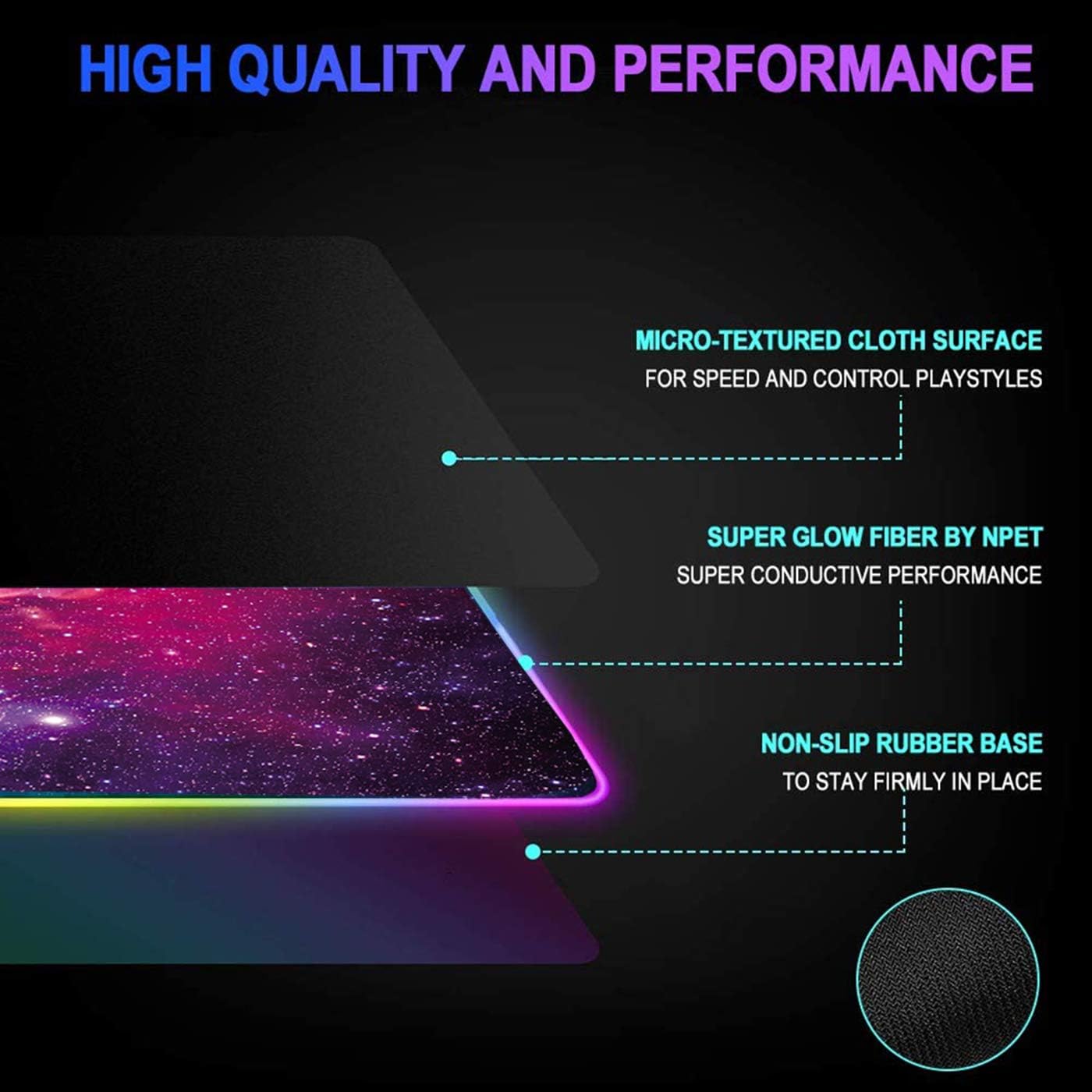 Large RGB Mouse Pad 80x30 photo 5