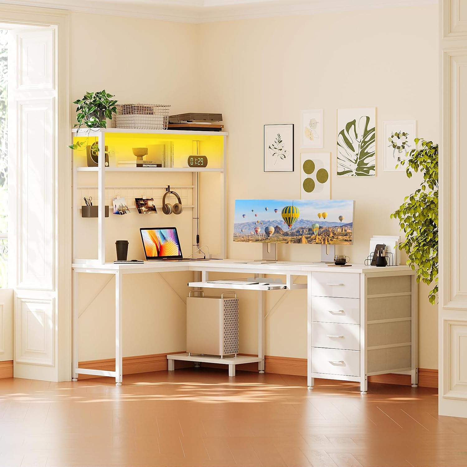 LED Corner Desk 59" photo 3