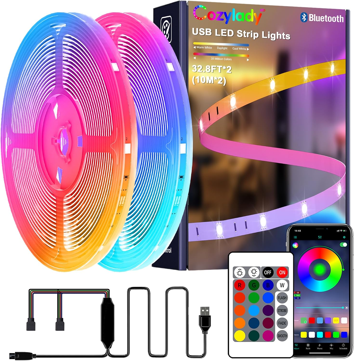 USB RGB Strip Kit 5m